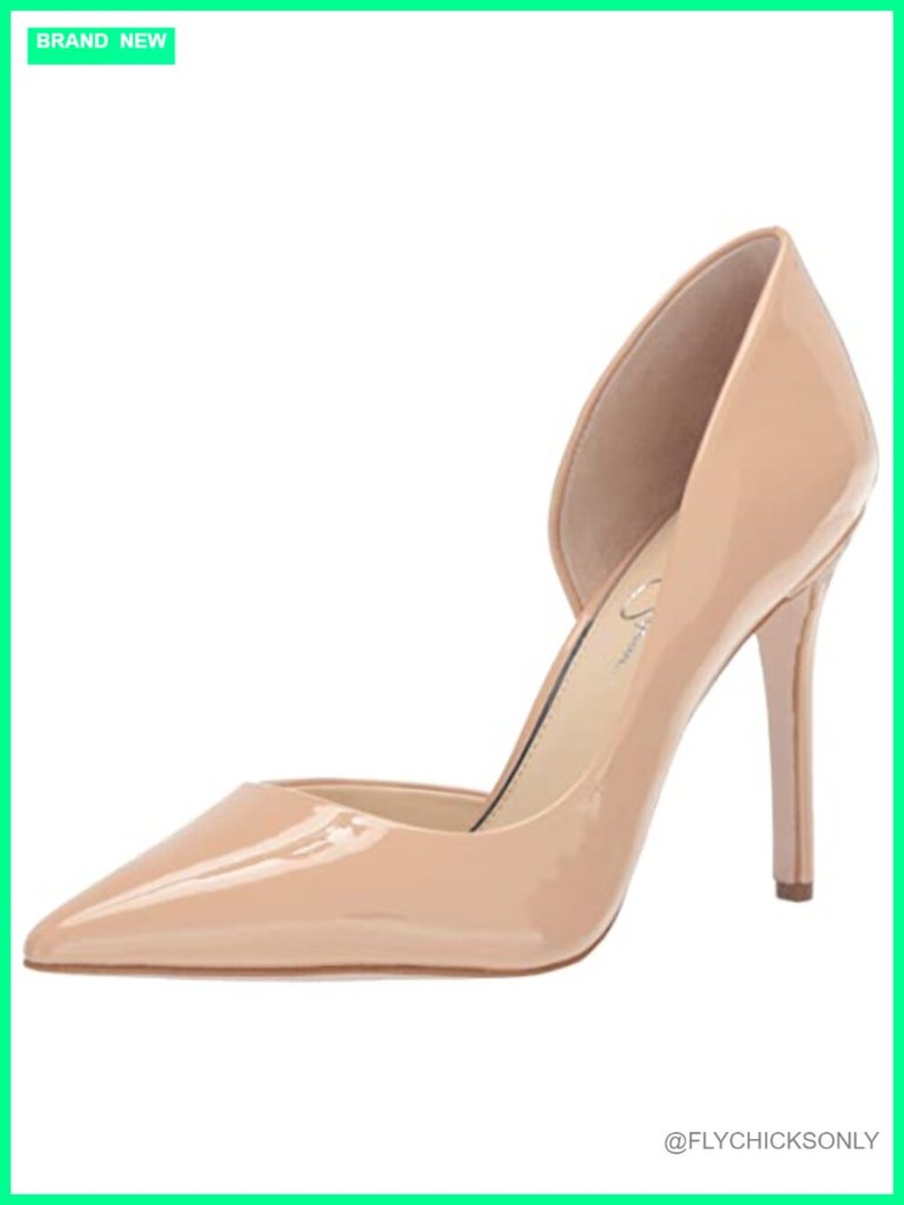 Jessica Simpson Prizma D'Orsay Pump High Heel Stiletto Closed Toe